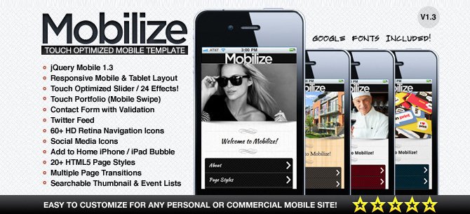 Mobilize Theme from ThemeForest