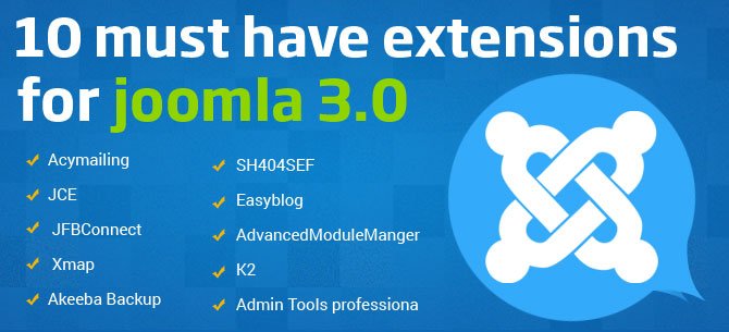 joomla 3 extensions