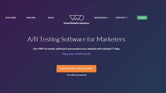 Visual Website Optimizer 
