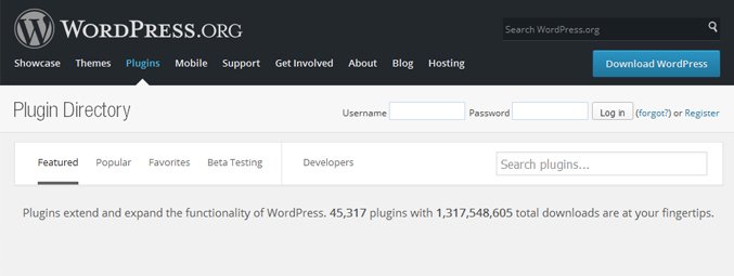 WordPress plugins